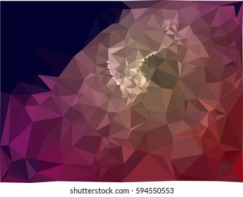 Abstract multicolor mosaic backdrop. Geometric low polygonal background. Design element for book covers, presentations layouts, title backgrounds. Vector clip art.