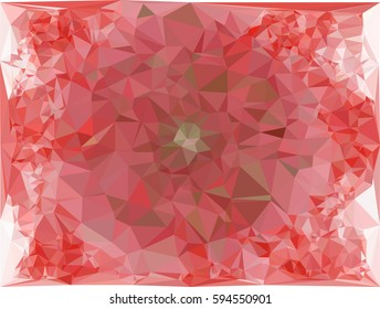 Abstract multicolor mosaic backdrop. Geometric low polygonal background. Design element for book covers, presentations layouts, title backgrounds. Vector clip art.