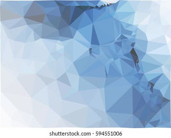 Abstract multicolor mosaic backdrop. Geometric low polygonal background. Design element for book covers, presentations layouts, title backgrounds. Vector clip art.