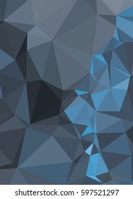 Abstract multicolor mosaic backdrop. Geometric low polygonal background. Design element for book covers, presentations layouts, title backgrounds. Vector clip art.