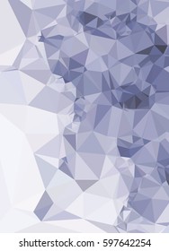 Abstract multicolor mosaic backdrop. Geometric low polygonal background. Design element for book covers, presentations layouts, title backgrounds. Vector clip art.