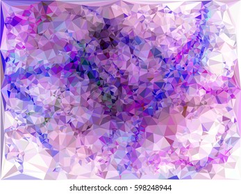 Abstract multicolor mosaic backdrop. Geometric low polygonal background. Design element for book covers, presentations layouts, title backgrounds. Vector clip art.