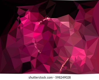 Abstract multicolor mosaic backdrop. Geometric low polygonal background. Design element for book covers, presentations layouts, title backgrounds. Vector clip art.