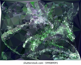 Abstract multicolor mosaic backdrop. Geometric low polygonal background. Design element for book covers, presentations layouts, title backgrounds. Vector clip art.
