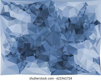 Abstract multicolor mosaic backdrop. Geometric low polygonal background. Design element for book covers, presentations layouts, title backgrounds. vector clip art.