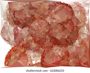 Abstract multicolor mosaic backdrop. Geometric low polygonal background. Design element for book covers, presentations layouts, title backgrounds. vector clip art.