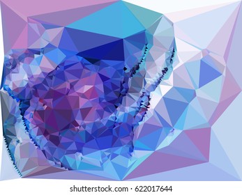 Abstract multicolor mosaic backdrop. Geometric low polygonal background. Design element for book covers, presentations layouts, title backgrounds. vector clip art.