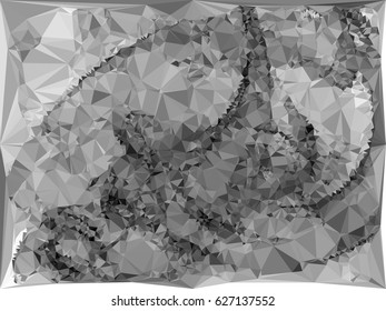 Abstract multicolor mosaic backdrop. Geometric low polygonal background. Design element for book covers, presentations layouts, title backgrounds. Vector clip art.