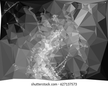 Abstract multicolor mosaic backdrop. Geometric low polygonal background. Design element for book covers, presentations layouts, title backgrounds. Vector clip art.