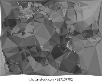 Abstract multicolor mosaic backdrop. Geometric low polygonal background. Design element for book covers, presentations layouts, title backgrounds. Vector clip art.
