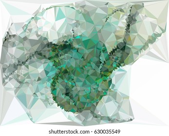 Abstract multicolor mosaic backdrop. Geometric low polygonal background. Design element for book covers, presentations layouts, title backgrounds. Vector clip art.
