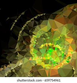 Abstract multicolor mosaic backdrop. Geometric low polygonal background. Design element for book covers, presentations layouts, title backgrounds. Vector clip art.