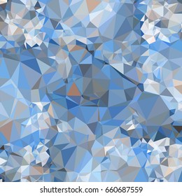 Abstract multicolor mosaic backdrop. Geometric low polygonal background. Design element for book covers, presentations layouts, title backgrounds. Vector clip art.