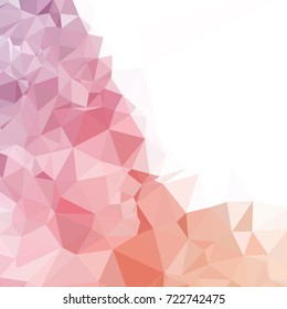 Abstract multicolor mosaic backdrop. Geometric low polygonal background. Design element for book covers, presentations layouts, title backgrounds. Vector clip art.