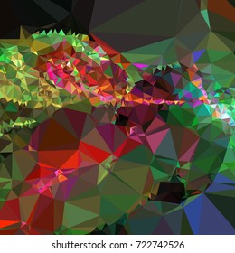 Abstract multicolor mosaic backdrop. Geometric low polygonal background. Design element for book covers, presentations layouts, title backgrounds. Vector clip art.