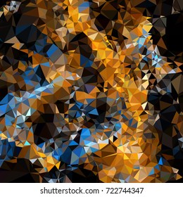 Abstract multicolor mosaic backdrop. Geometric low polygonal background. Design element for book covers, presentations layouts, title backgrounds. Vector clip art.