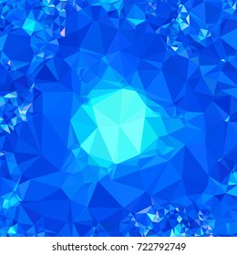 Abstract multicolor mosaic backdrop. Geometric low polygonal background. Design element for book covers, presentations layouts, title backgrounds. Vector clip art.