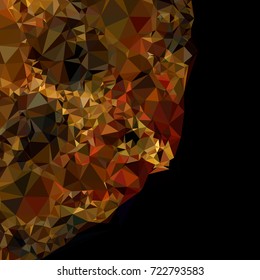 Abstract multicolor mosaic backdrop. Geometric low polygonal background. Design element for book covers, presentations layouts, title backgrounds. Vector clip art.