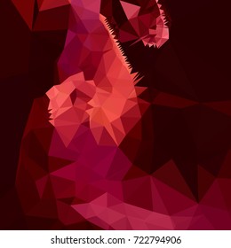 Abstract multicolor mosaic backdrop. Geometric low polygonal background. Design element for book covers, presentations layouts, title backgrounds. Vector clip art.