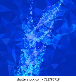 Abstract multicolor mosaic backdrop. Geometric low polygonal background. Design element for book covers, presentations layouts, title backgrounds. Vector clip art.