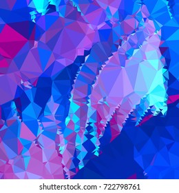 Abstract multicolor mosaic backdrop. Geometric low polygonal background. Design element for book covers, presentations layouts, title backgrounds. Vector clip art.