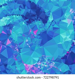 Abstract multicolor mosaic backdrop. Geometric low polygonal background. Design element for book covers, presentations layouts, title backgrounds. Vector clip art.