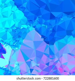 Abstract multicolor mosaic backdrop. Geometric low polygonal background. Design element for book covers, presentations layouts, title backgrounds. Vector clip art.