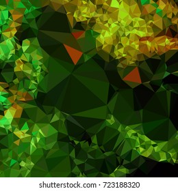 Abstract multicolor mosaic backdrop. Geometric low polygonal background. Design element for book covers, presentations layouts, title backgrounds. Vector clip art.