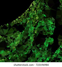Abstract multicolor mosaic backdrop. Geometric low polygonal background. Design element for book covers, presentations layouts, title backgrounds. Vector clip art.