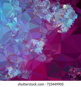Abstract multicolor mosaic backdrop. Geometric low polygonal background. Design element for book covers, presentations layouts, title backgrounds. Vector clip art.