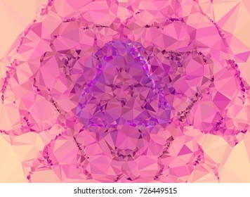 Abstract multicolor mosaic backdrop. Geometric low polygonal background. Design element for book covers, presentations layouts, title backgrounds. Vector clip art.
