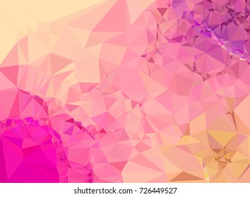 Abstract multicolor mosaic backdrop. Geometric low polygonal background. Design element for book covers, presentations layouts, title backgrounds. Vector clip art.