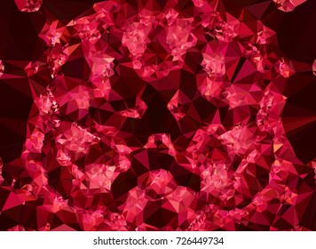 Abstract multicolor mosaic backdrop. Geometric low polygonal background. Design element for book covers, presentations layouts, title backgrounds. Vector clip art.
