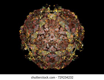 Abstract multicolor mosaic backdrop. Geometric low polygonal background. Design element for book covers, presentations layouts, title backgrounds. Vector clip art.