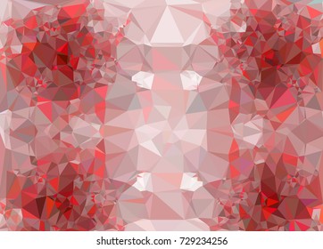 Abstract multicolor mosaic backdrop. Geometric low polygonal background. Design element for book covers, presentations layouts, title backgrounds. Vector clip art.