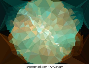 Abstract multicolor mosaic backdrop. Geometric low polygonal background. Design element for book covers, presentations layouts, title backgrounds. Vector clip art.