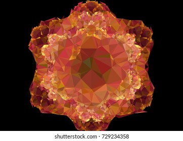 Abstract multicolor mosaic backdrop. Geometric low polygonal background. Design element for book covers, presentations layouts, title backgrounds. Vector clip art.