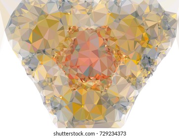 Abstract multicolor mosaic backdrop. Geometric low polygonal background. Design element for book covers, presentations layouts, title backgrounds. Vector clip art.