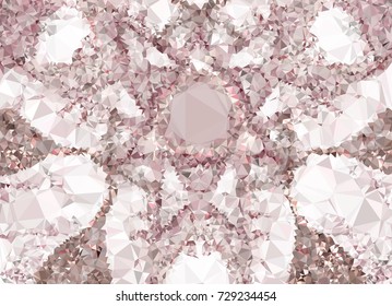 Abstract multicolor mosaic backdrop. Geometric low polygonal background. Design element for book covers, presentations layouts, title backgrounds. Vector clip art.