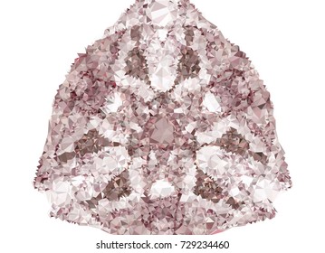 Abstract multicolor mosaic backdrop. Geometric low polygonal background. Design element for book covers, presentations layouts, title backgrounds. Vector clip art.