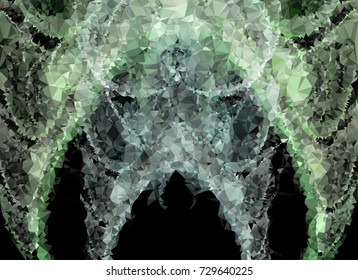 Abstract multicolor mosaic backdrop. Geometric low polygonal background. Design element for book covers, presentations layouts, title backgrounds. Vector clip art.