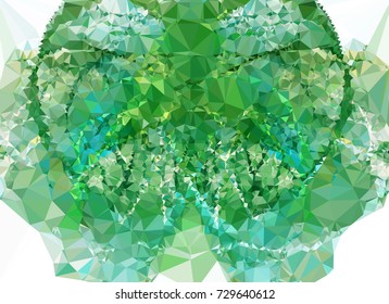Abstract multicolor mosaic backdrop. Geometric low polygonal background. Design element for book covers, presentations layouts, title backgrounds. Vector clip art.