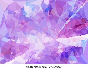 Abstract multicolor mosaic backdrop. Geometric low polygonal background. Design element for book covers, presentations layouts, title backgrounds. Vector clip art.