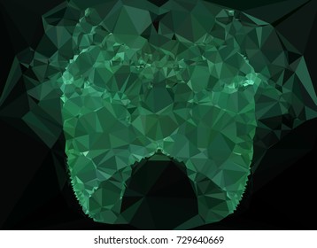 Abstract multicolor mosaic backdrop. Geometric low polygonal background. Design element for book covers, presentations layouts, title backgrounds. Vector clip art.