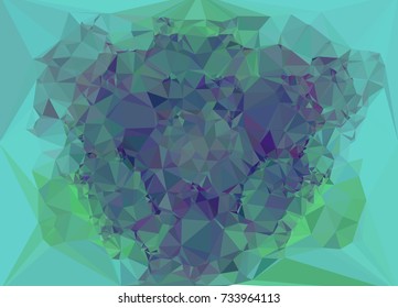 Abstract multicolor mosaic backdrop. Geometric low polygonal background. Design element for book covers, presentations layouts, title backgrounds. Vector clip art.