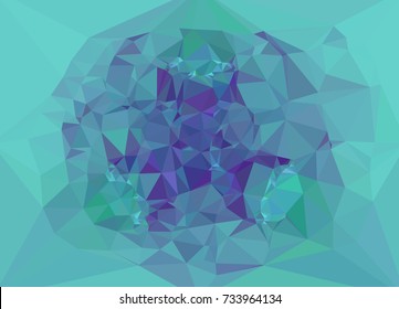 Abstract multicolor mosaic backdrop. Geometric low polygonal background. Design element for book covers, presentations layouts, title backgrounds. Vector clip art.