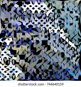Abstract multicolor mosaic backdrop. Geometric low polygonal background. Design element for book covers, presentations layouts, title backgrounds. Vector clip art.