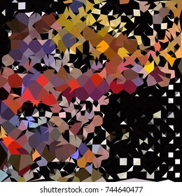 Abstract multicolor mosaic backdrop. Geometric low polygonal background. Design element for book covers, presentations layouts, title backgrounds. Vector clip art.