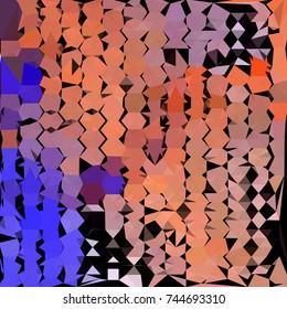 Abstract multicolor mosaic backdrop. Geometric low polygonal background. Design element for book covers, presentations layouts, title backgrounds. Vector clip art.