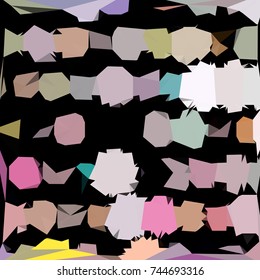 Abstract multicolor mosaic backdrop. Geometric low polygonal background. Design element for book covers, presentations layouts, title backgrounds. Vector clip art.